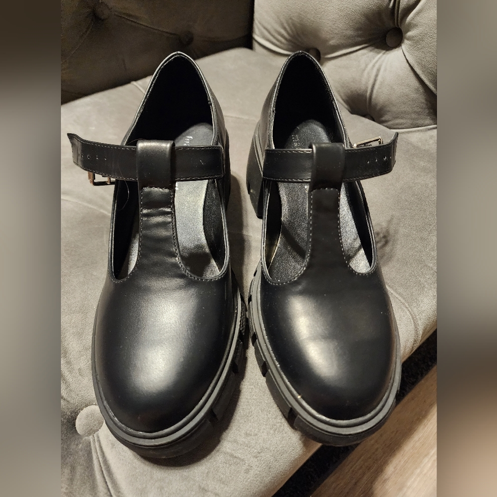 Madden Girl Black Loafers